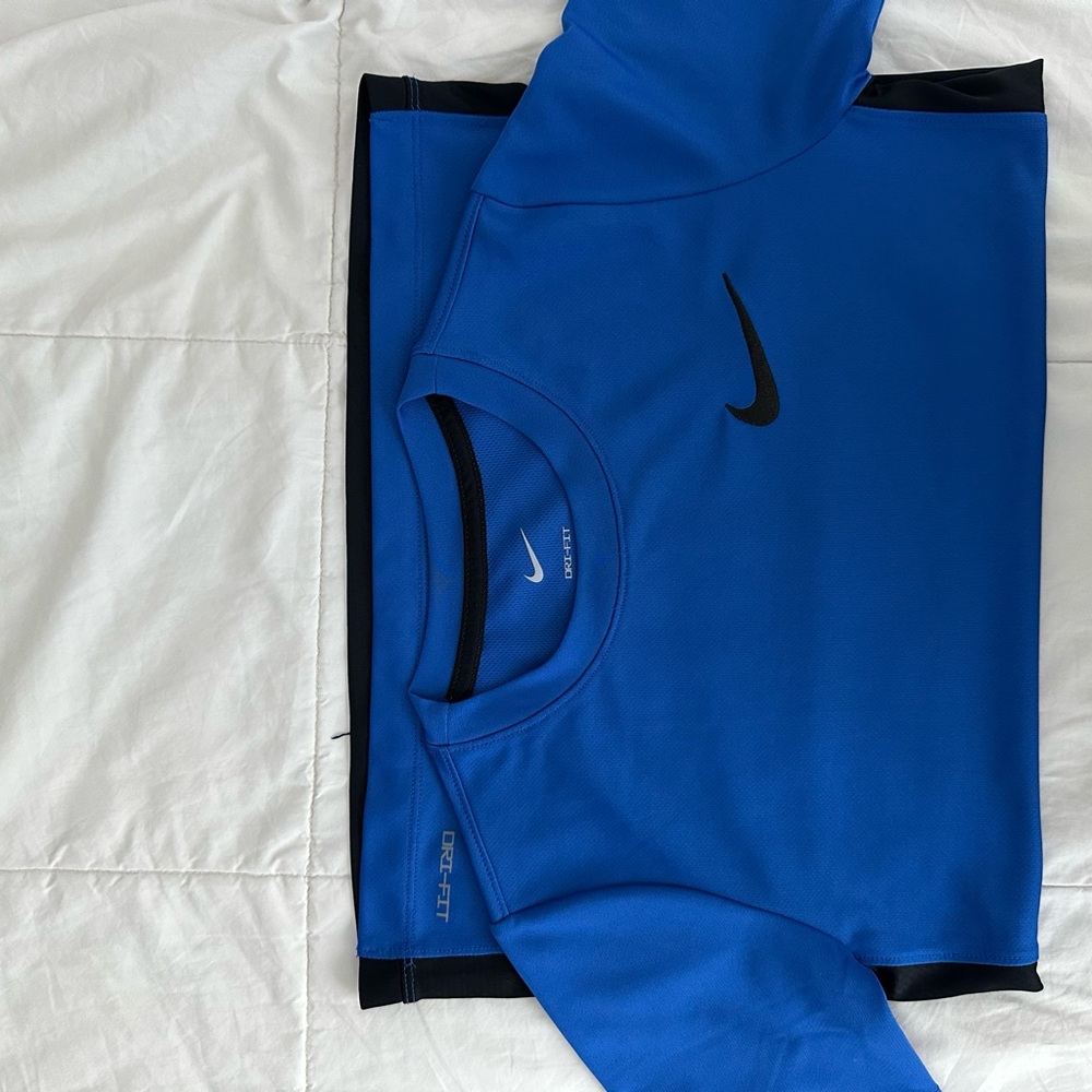 Nike Kids Blue and Black Dri-FIT Jersey